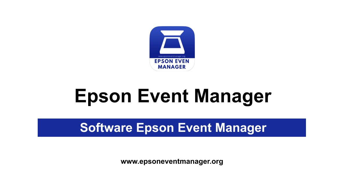 Software Epson Event Manager